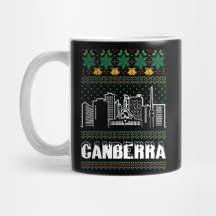 Canberra Australia Ugly Christmas Mug